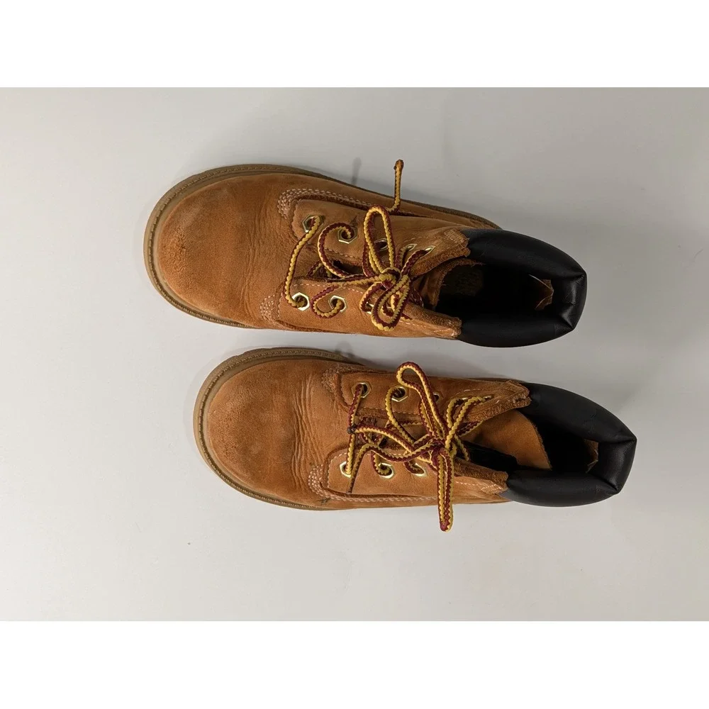 Timberland Toddler 6 Inch Premium Waterproof Boots Wheat Nubuck Size 9 Toddler
